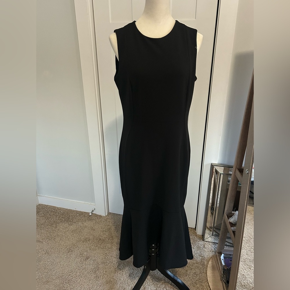 Calvin Klein Black High Low Dress
